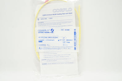 Corpak 20-9368 Corflo Enteral NG/NI Feeding Tube with Stylet 8Fr x 36inch